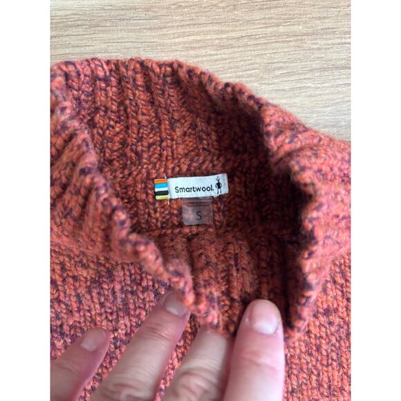 Smartwool Women's Ginger Heather Bell Meadow Sweater Merino Wool - Picture 3 of 6